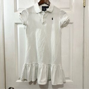 Polo by Ralph Lauren Girls White USA Olympic Polo Dress Size Medium 8-10